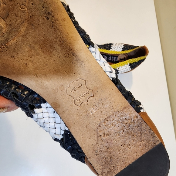 JUICY COUTURE Open toe Slip on Crochet Flat Casual Shoes size 7 - Picture 10 of 12